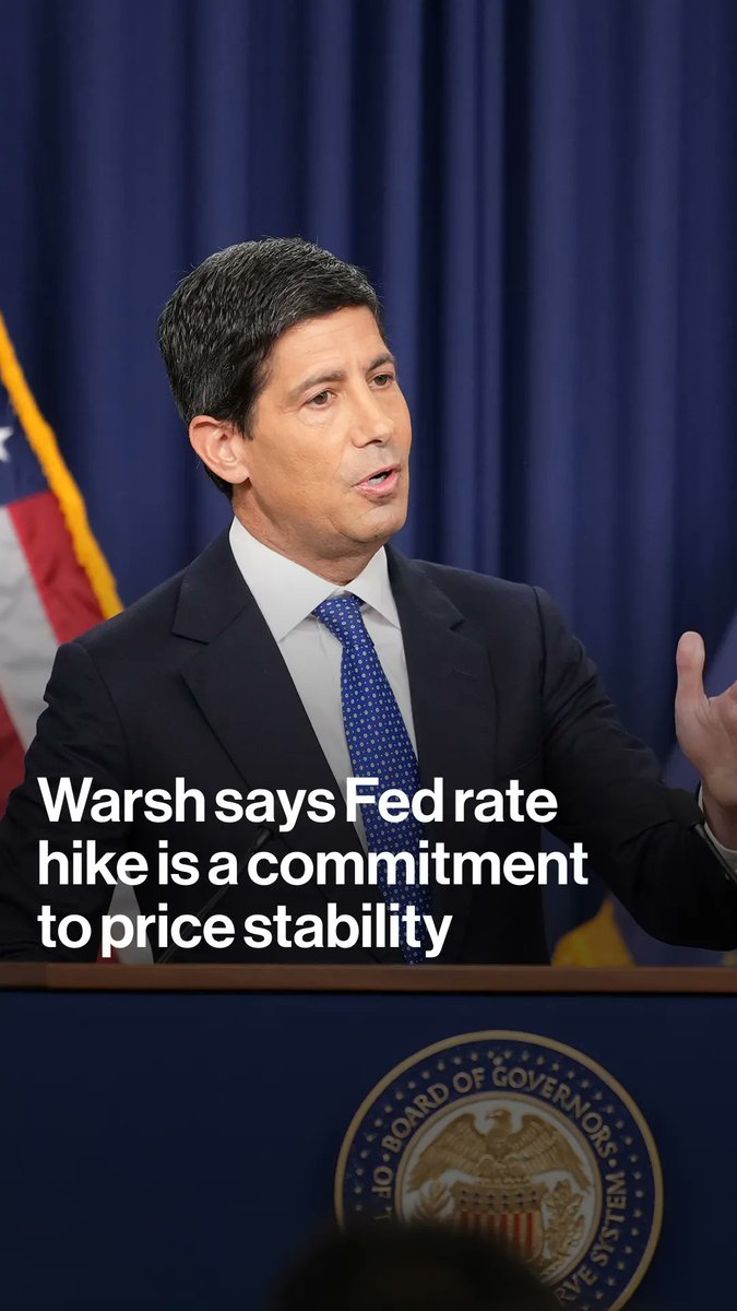 The Federal Reserve raised interest rates for the first time in more than three years. Fed Chairman Kevin Warsh said in a press conference on Wednesday the decision to raise rates was to return inflation to the reserve's 2% target in a “timelier” way