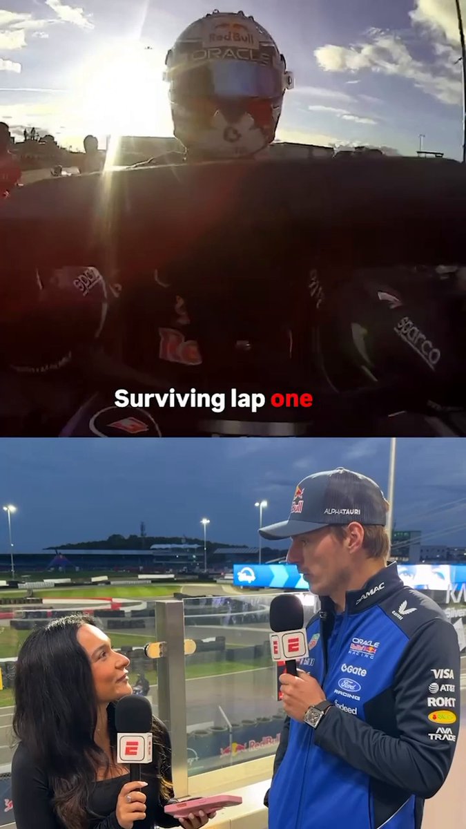 It all came down to the first lap for Max Verstappen 💪