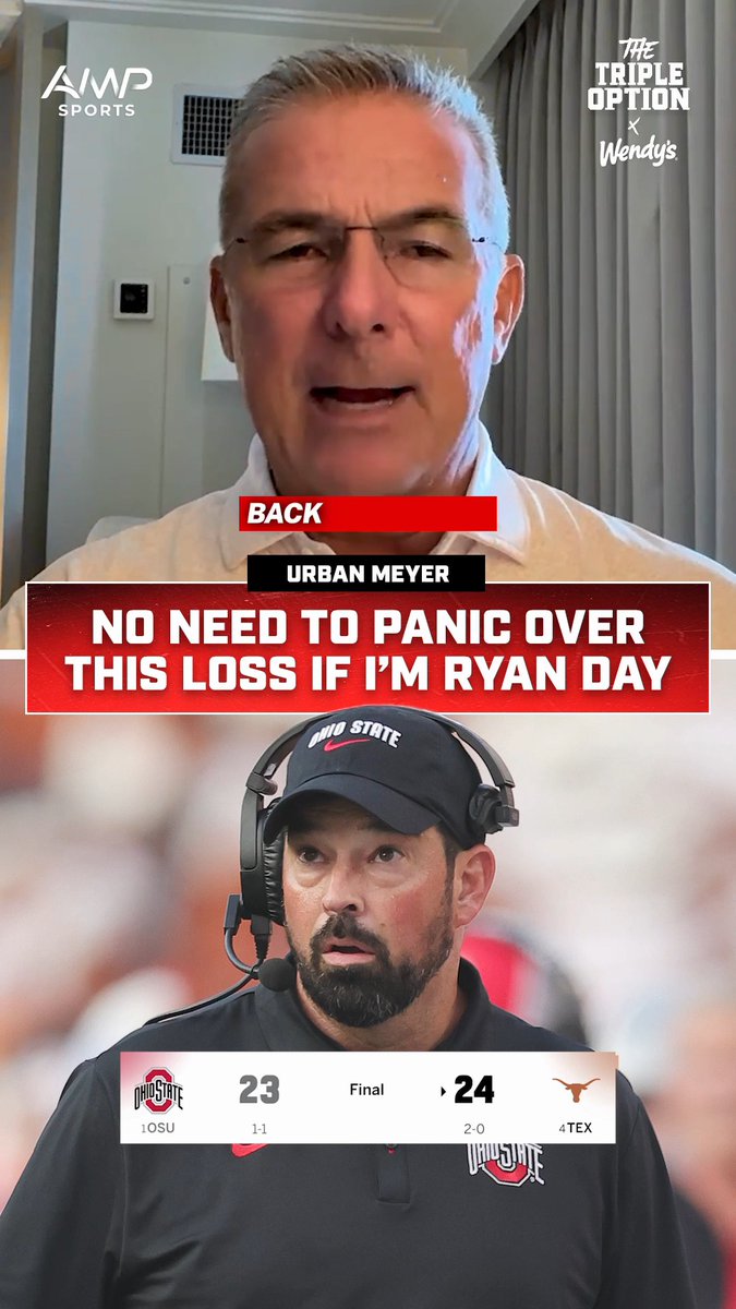 Coach doesn't think that Ohio State's loss to Texas is a problem in today's 12-team CFP era. Wendy’s #WendysPartner