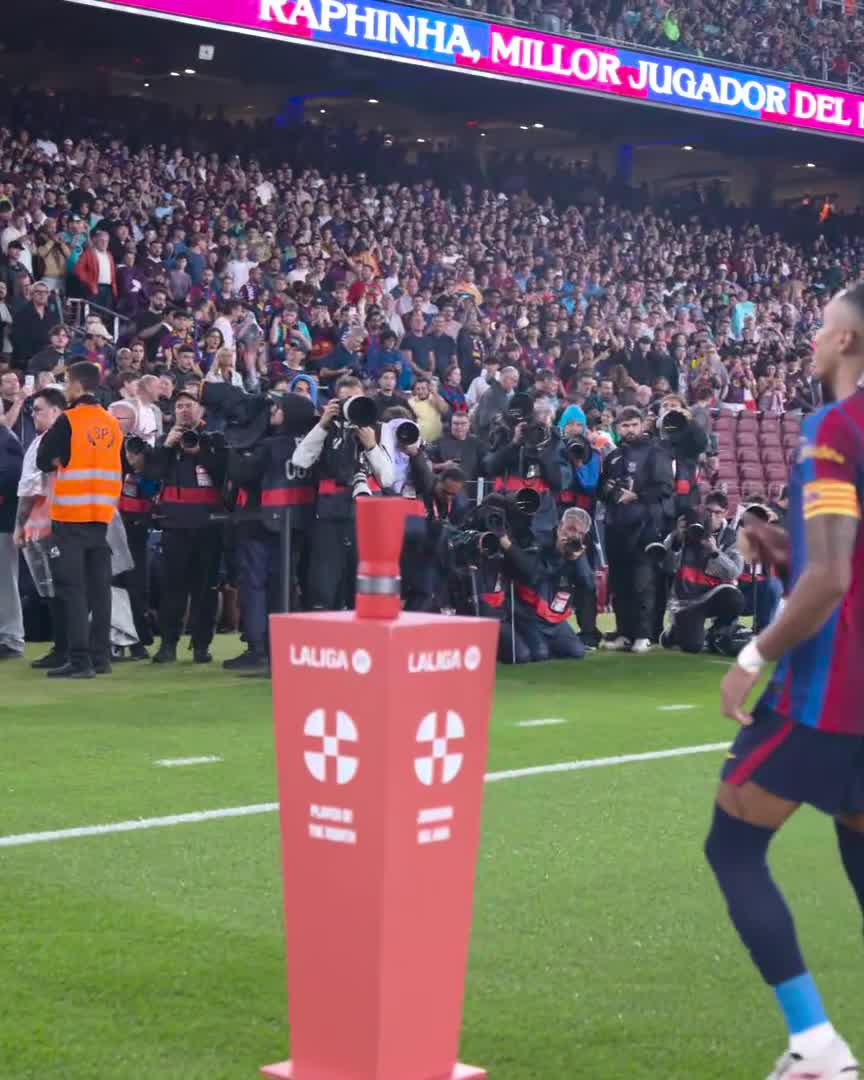 RAPHINHA x LALIGAPOTM. 🏆 PREMIOSLALIGA | FC Barcelona