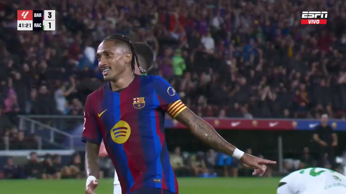 🇧🇷🔥 DOBLETE DE RAPHINHA EN BARCELONA. Ya va DIEZ GOLES en este comienzo de temporada. 😮💨