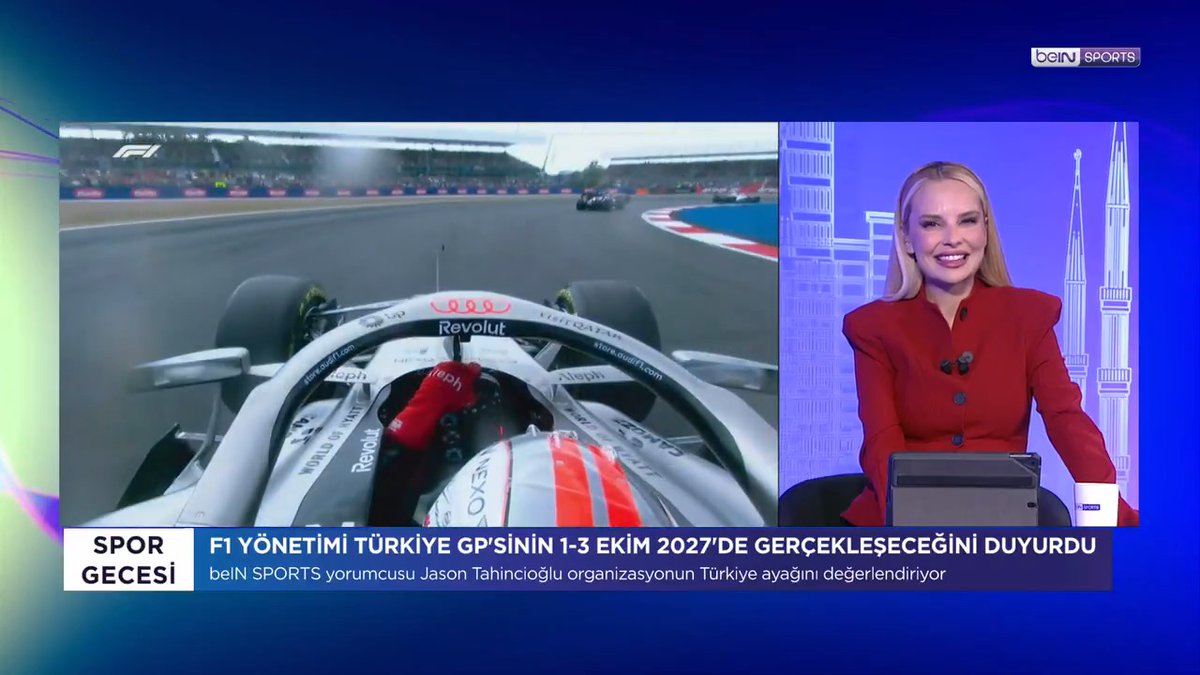 🤩 2027 Türkiye Grand Prix, 1-3 Ekim tarihleri arasında gerçekleştirilecek 🗣️ Deniz Satar & Jason Tahincioğlu | #SporGecesi 💬 "Emeği geçen bütün birey ve birimlere teşekkür etmek lazım." 💬 "Çok daha güzel bir etkinlik F1 tutkunlarını bekliyor."