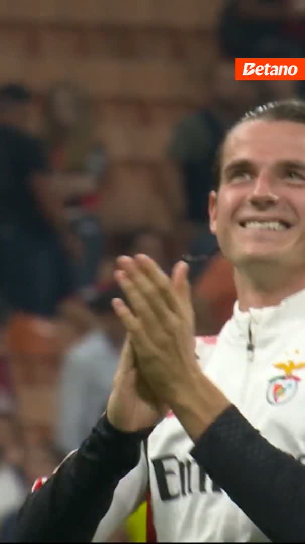 A noite de Kaminski 🥹 #sporttvportugal #UEFAEuropaLeague #ACMilan #SLBenfica #BetanoUEL