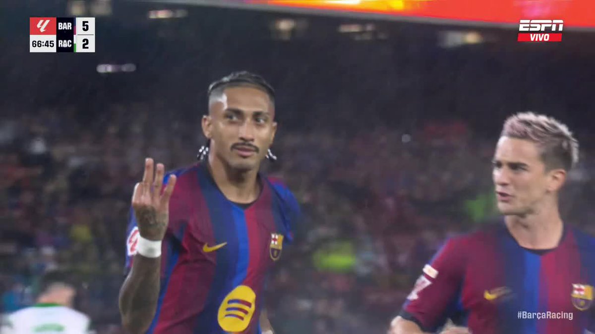 HAT-TRICK DE RAPHINHA VS. RACING. ONCE GOLES y tres asistencias en ¡SIETE PARTIDOS! 🇧🇷🤯