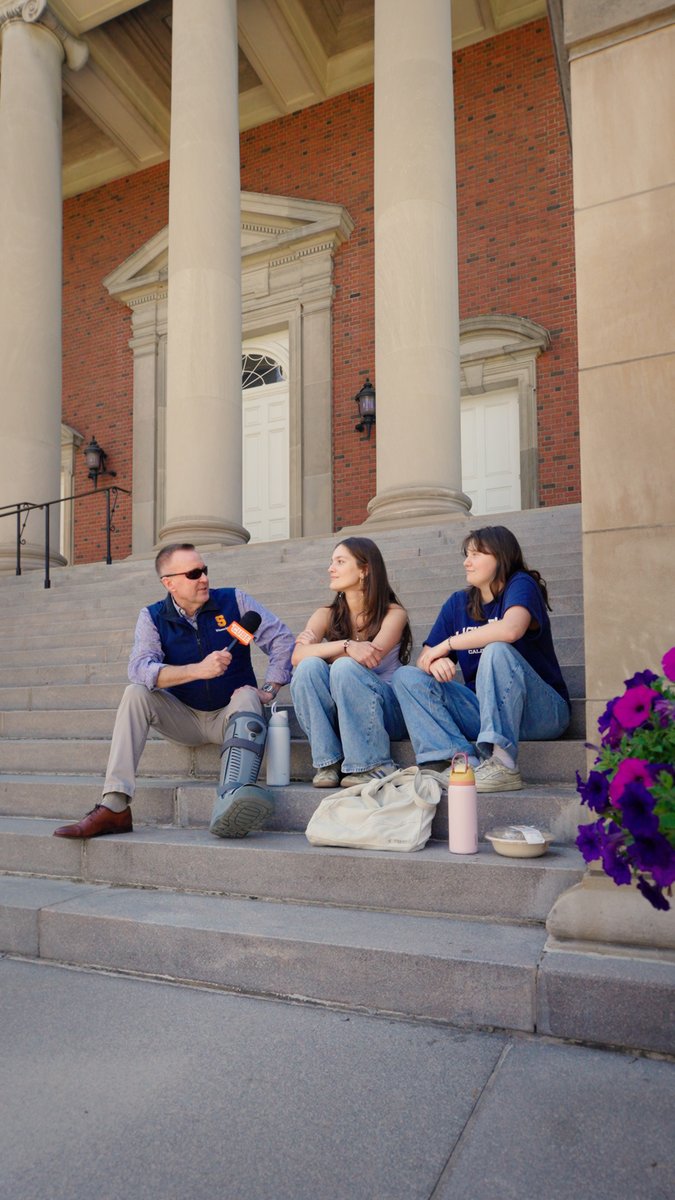 Earlier this week, Chancellor Haynie spent some time walking around campus asking students for advice as a new chancellor 🎤