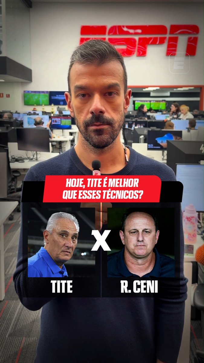 Pedro Ivo Almeida, da ESPN, respondendo comparações entre Tite e outros técnicos do futebol brasileiro. Concorda? 🎥 ESPN Brasil | SportsCenter Brasil