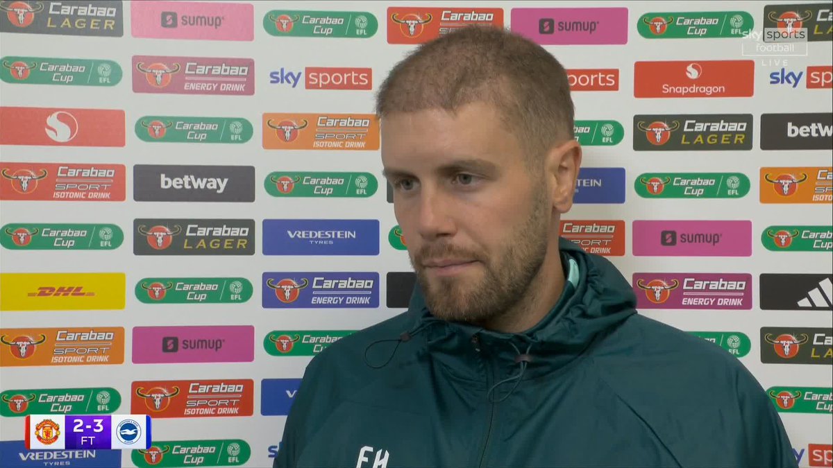 "We stuck to the plan, we completely controlled the game" Brighton boss Fabian Hurzeler says his team deserved to to win at Old Trafford 💪
