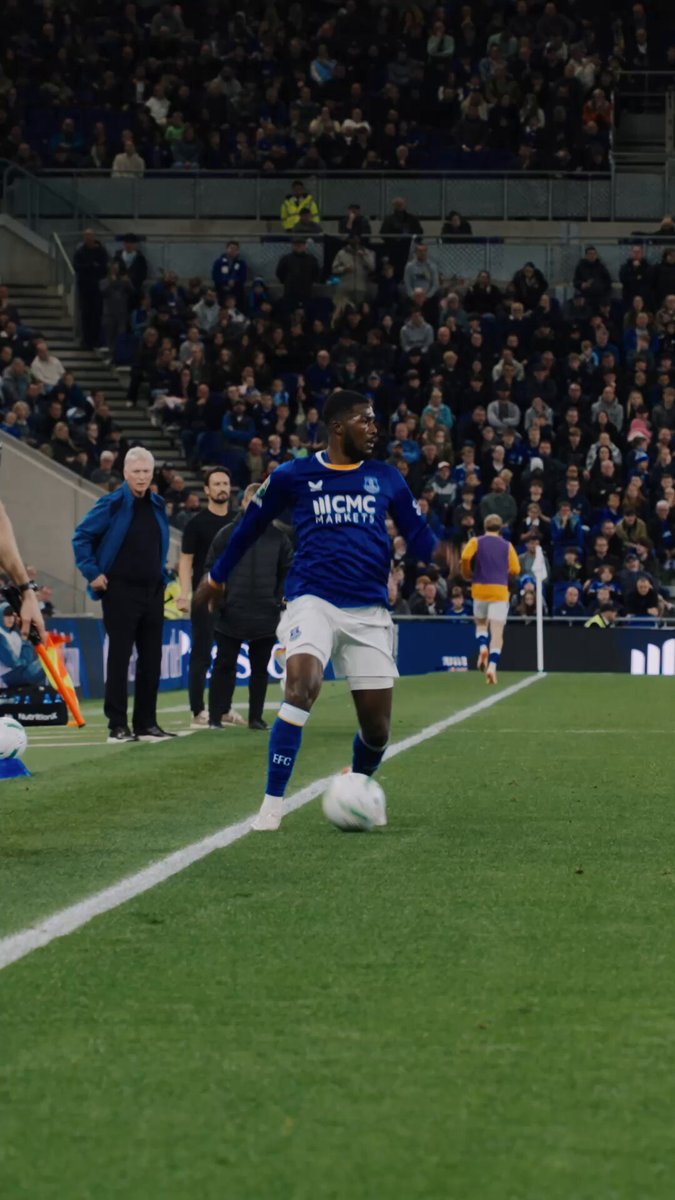 Charly's match-winning moment from pitchside! 🤩