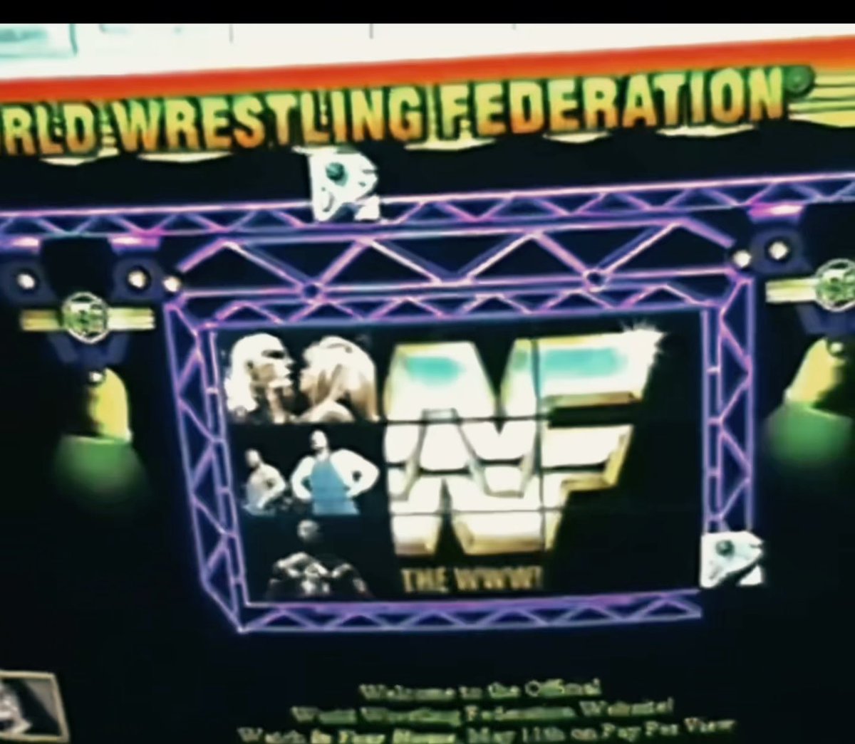 POV: You got a computer for the first time and went to the WWF website in 1997.