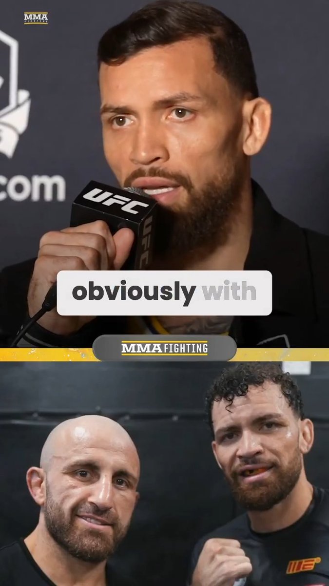 Mauricio Ruffy couldn't believe what he saw training alongside Alex Volkanovski: "It's the best Volkanovski I've ever seen. They had to hold him down. He actually knocked out three dudes in training."