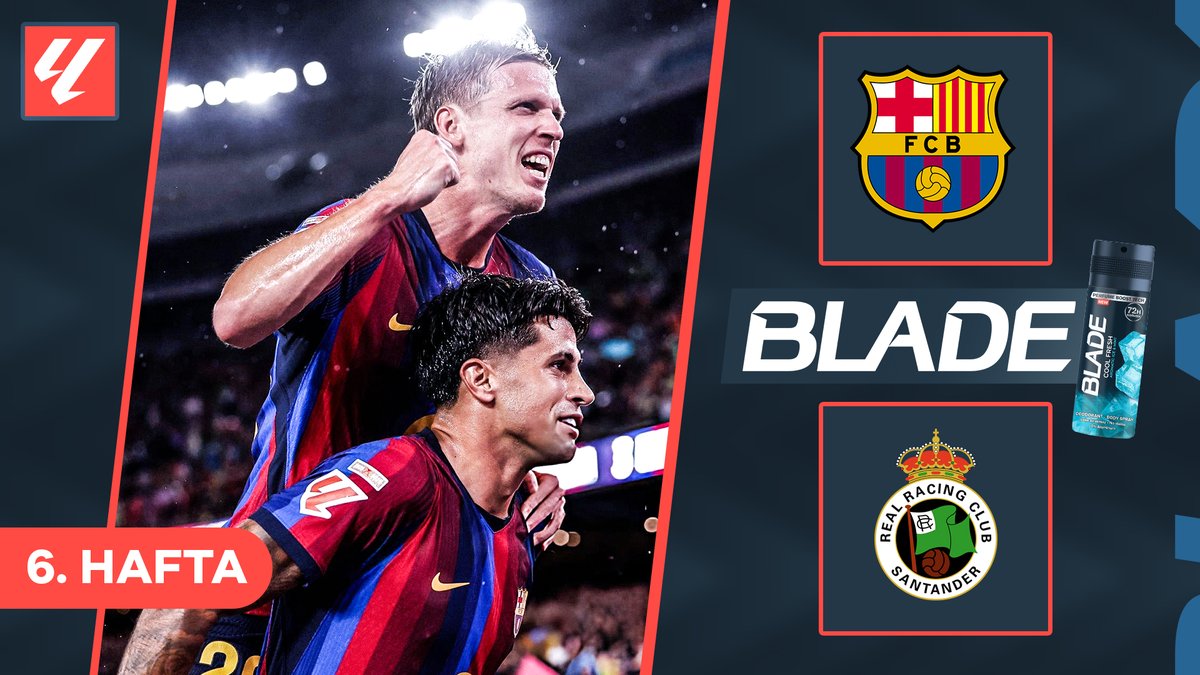 La Liga'nın 6. haftasında Barcelona, sahasında Racing Santander'i 7-2 mağlup etti.