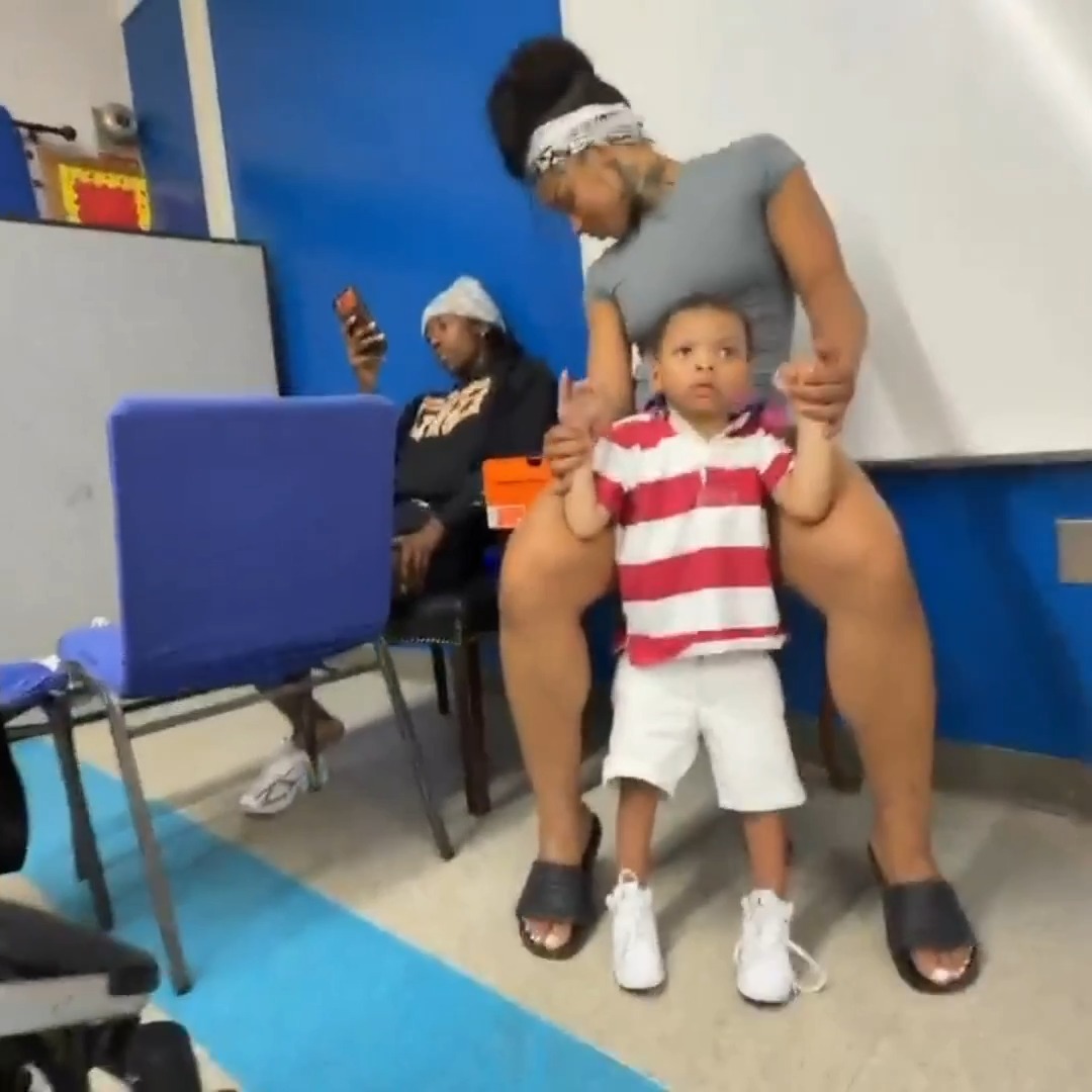 Chrisean Jr. is now learning how to stand at 3 years old 👏