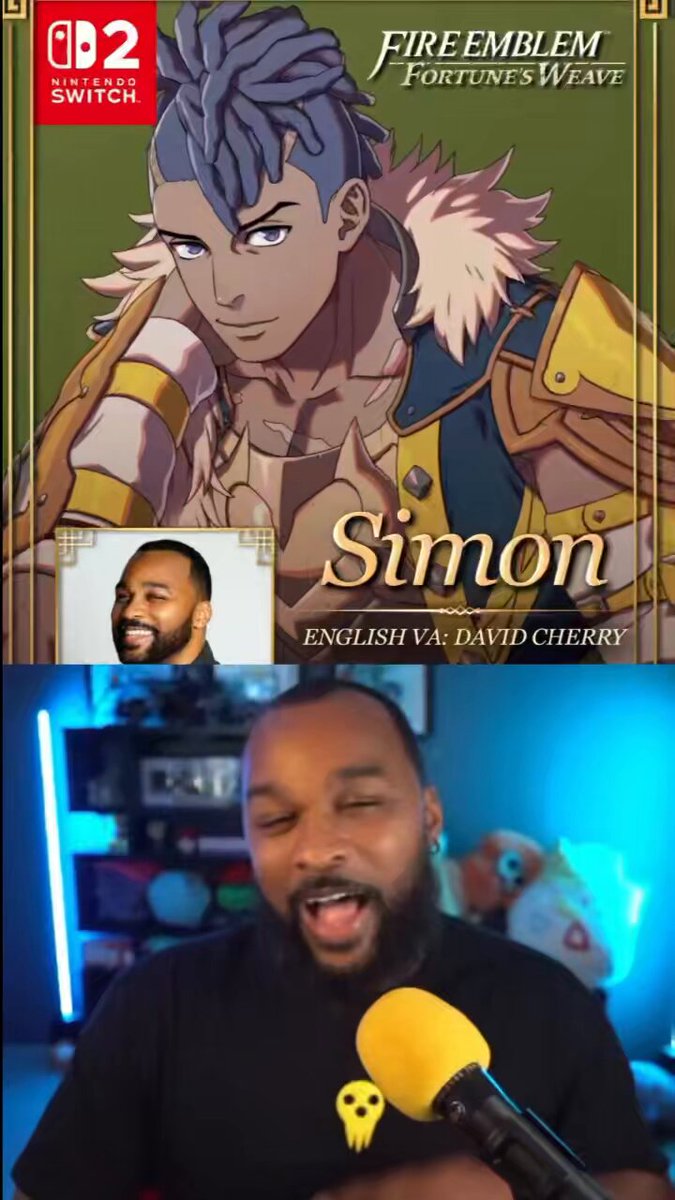 I voice Simon in #fireemblemfortunesweave here's the funniest comments I've seen about him from Twitter #fireemblem