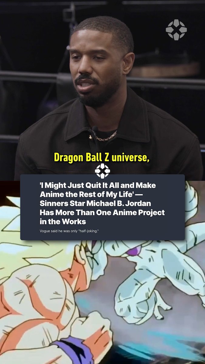 Michael B. Jordan REALLY loves anime