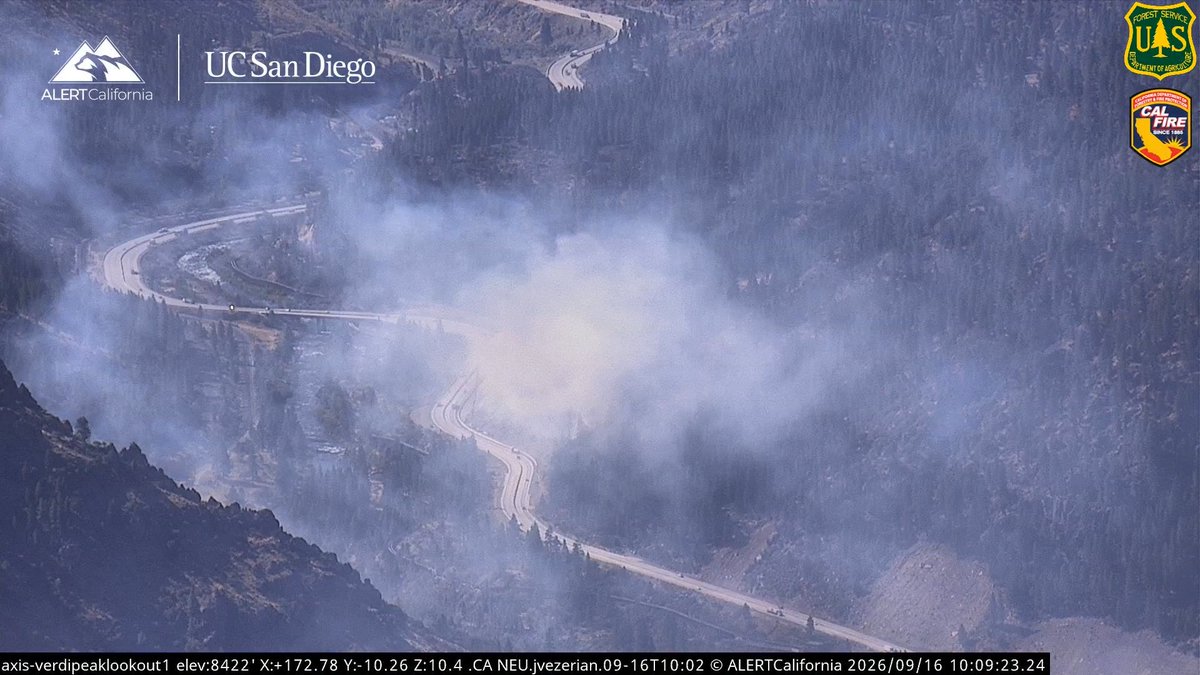 Time-lapse of the start and growth of the #FloristonFire north of Lake Tahoe in Nevada County. Look to CAL FIRE Nevada-Yuba-Placer Unit for incident updates and see conditions live from multiple ALERTCalifornia cameras at: