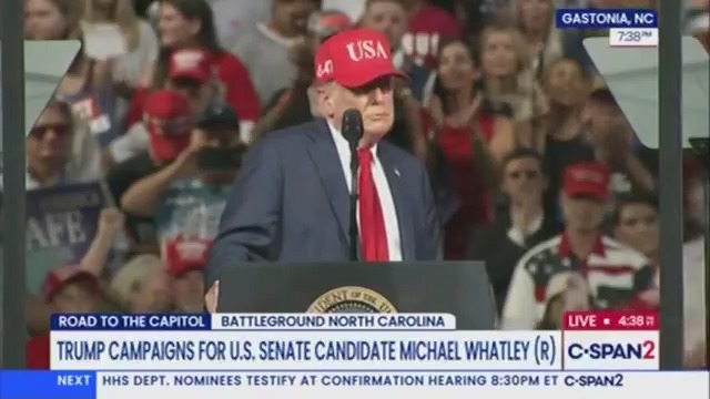 Trump: Sometimes I don't like Michael Whatley. He looks like such a nice man. He's not really that nice