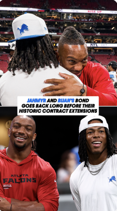 Jahmyr Gibbs and Bijan Robinson have been locked in since high school 🤝 Watch the full interview during #TNFonPrime, Thursday at 6:30pm ET