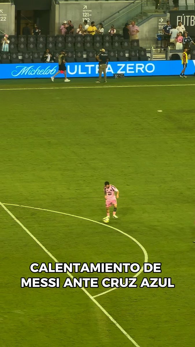 Así calienta Lionel Messi para enfrentar a Cruz Azul por la Campeones Cup 🏆