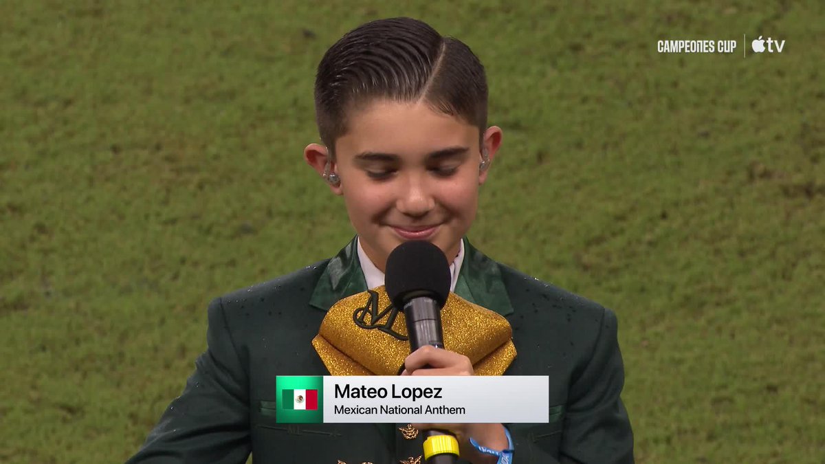 11-year-old Mateo Lopez crushed the Mexican National Anthem 🇲🇽