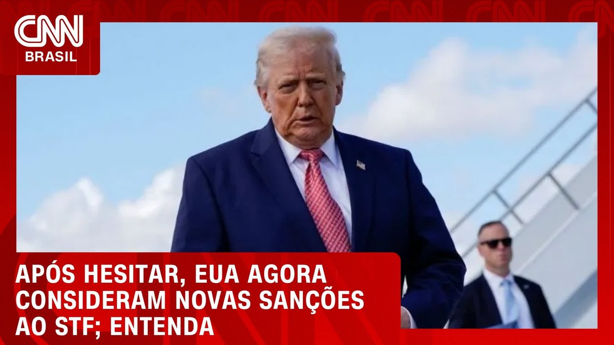 Por Lourival Sant'Anna → Após hesitar, EUA agora consideram novas sanções ao STF; assista #CNNPrimeTime