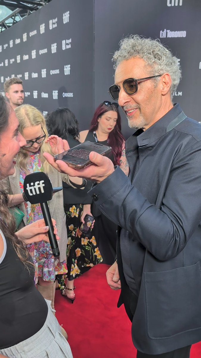 The only living pickpocket in Toronto📱 John Turturro arrives — and commits a cheeky misdemeanour — at the #TIFF26 Canadian Premiere of Noah Segan’s THE ONLY LIVING PICKPOCKET IN NEW YORK.