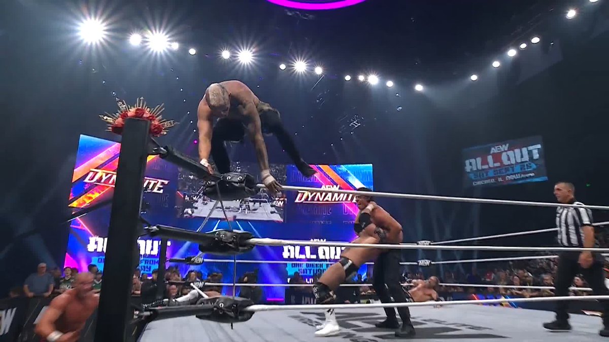 Coffin Drop + Scorpion Death Drop = victory! Watch #AEWDynamite LIVE on TBS & HBO Max