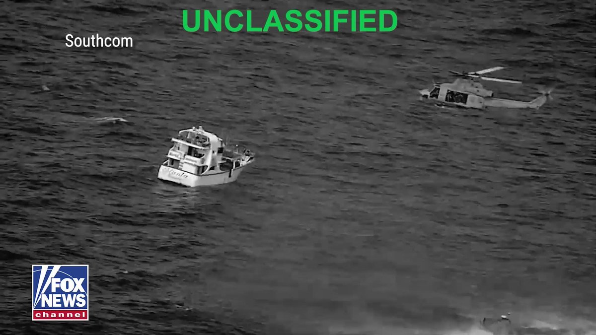 U.S. forces intercept and sink a vessel accused of operating as a floating refueling station for drug traffickers in the Eastern Pacific. U.S. Southern Command says intelligence linked the vessel to the Los Choneros narco-terrorist organization. The crew was removed before U.S. forces sank the vessel. Those aboard have been transferred to Ecuadorian authorities as U.S. forces continue targeting narco-trafficking networks across the Western Hemisphere.