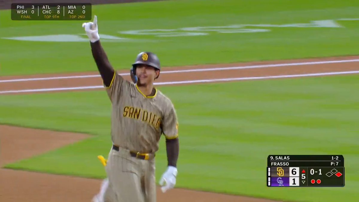 ¡No es una repetición, es el segundo HR de Ethan Salas esta noche! 💥