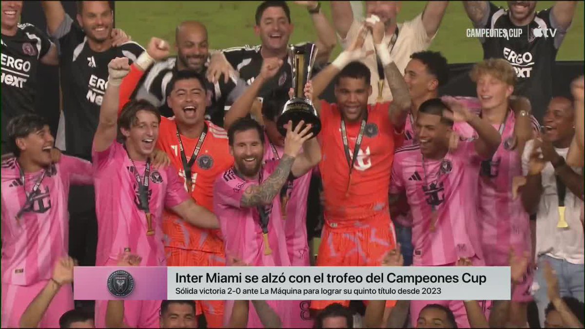 ¡MESSI, SIEMPRE MESSI! ¿Y hasta cuándo Messi? Que sea hasta cuando él quiera... 🏆🔥 ¡¡INTER MIAMI CAMPEÓN!! 📺 #CampeonesCup on Apple TV