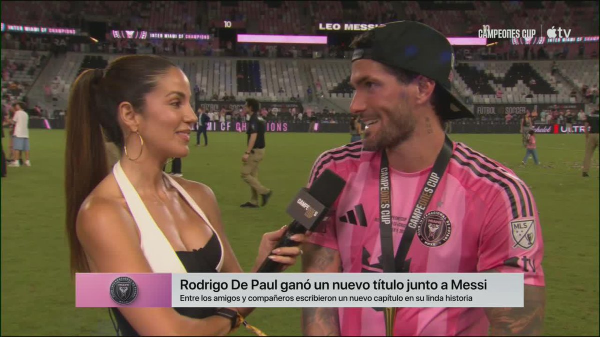 🇦🇷 "PARA MÍ NO HAY NINGÚN TIPO DE DISCUSIÓN" Rodrigo De Paul tiene en claro que el Balón de Oro debe ser para LIONEL ANDRÉS MESSI. 📹 Campeones Cup on Apple