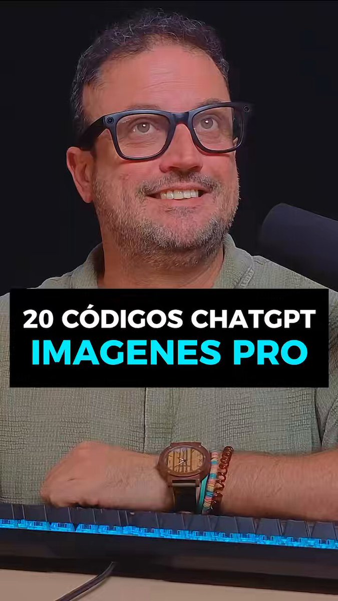 PRUEBA ESTOS 20 CÓDIGOS DE CHATGPT PARA IMÁGENES PROFESIONALES Sígueme, comparte y comenta, que para eso está Twitter X #ia #ai #inteligenciaartificial #chatgpt #bigdata #data #bilbao #imagenesIA