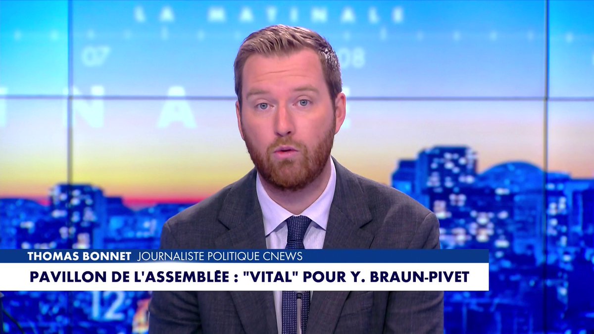 L'édito de Thomas Bonnet : «Pavillon de l'Assemblée : "vital" pour Y. Braun-Pivet» dans #LaMatinale