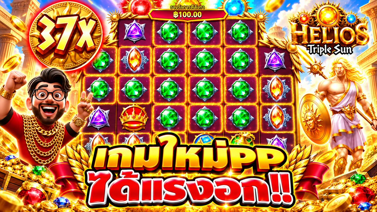เกมใหม่ PP มีของนี่หว่าาาาา !!! Helios Triple Sun - Pragmatic play ⌛️ เช็คช่องจริงทั้งหมดเฮียริช : #เฮียริชสวิตเซอร์แลนด์