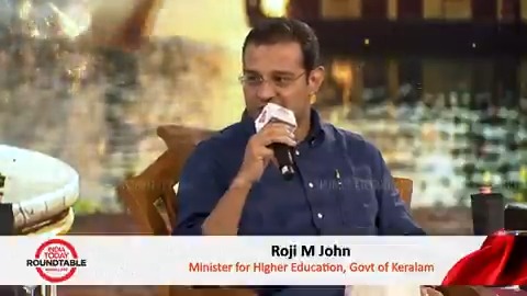 "Our primary target is to make Kerala a global destination for higher education," says Keralam Higher Education Minister Roji M. John (Roji M John MLA) #IndiaTodayKeralamRoundTable #KeralamEducationModel #Keralam #Education Akshita Nandagopal #ITVideo