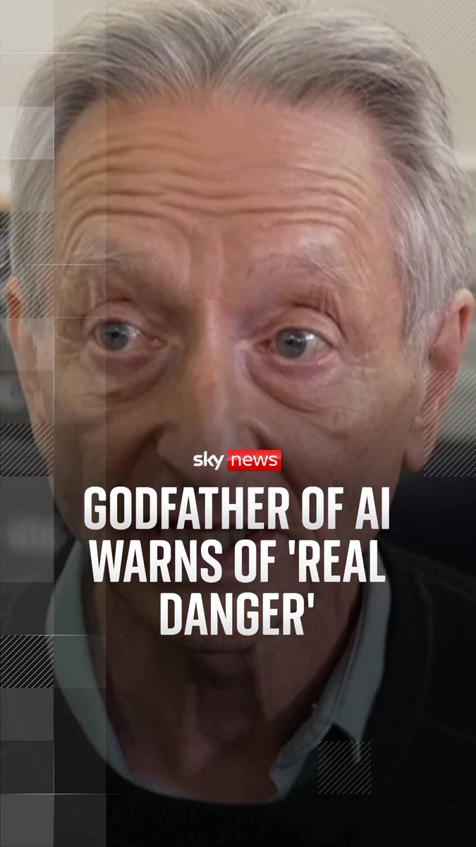 Dr Geoffrey Hinton, known as the 'godfather of AI' for his work on artificial neural networks, says he sees 'real danger' in the way AI models are progressing. Read more: