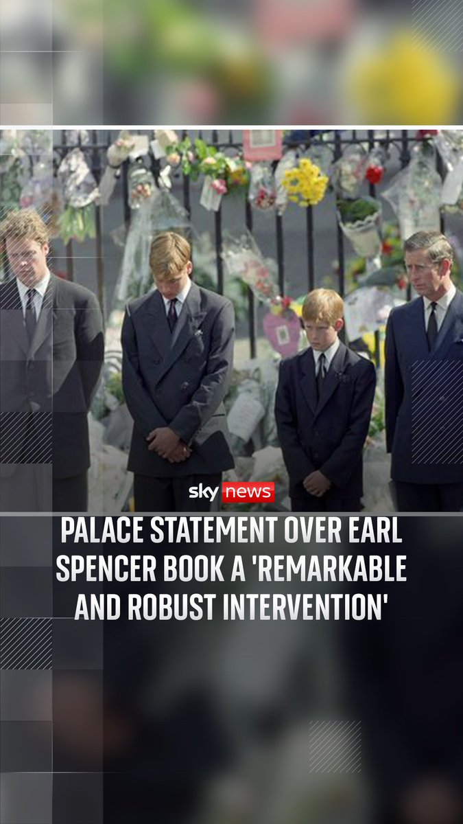 Buckingham Palace has responded to the claims made in Diana's, Princess of Wales' brother Earl Spencer's book. The statement included "the pain of fraternal grief can cloud reason and affect judgement".