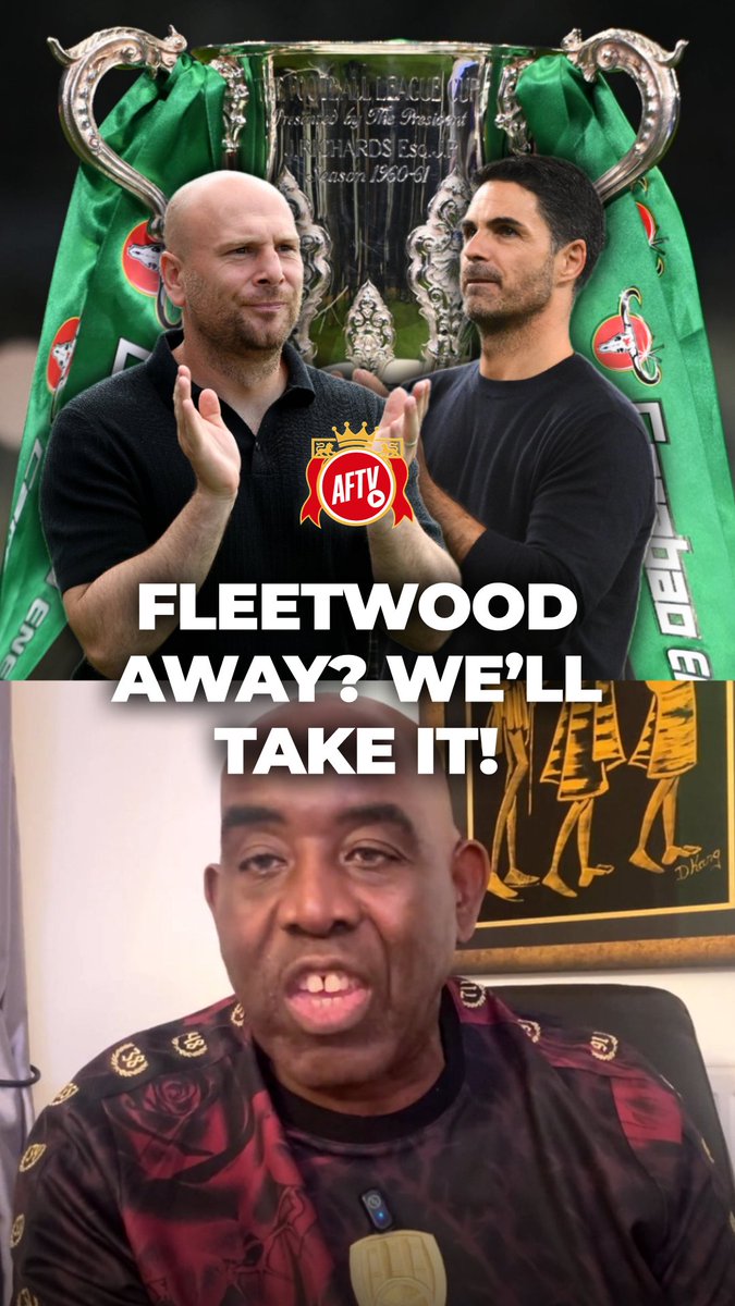 Fleetwood away? Arsenal will TAKE that! 👀 #Reaction