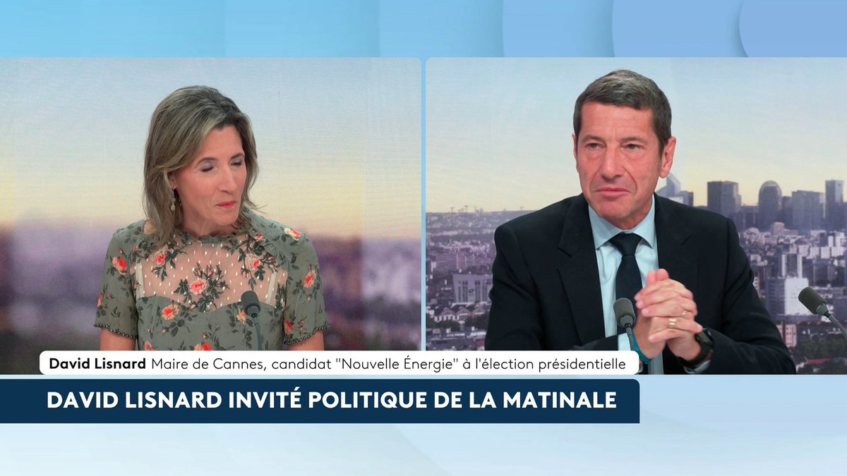 🔴🗣 "Je voterai pour tout candidat contre Jean-Luc Mélenchon", affirme David Lisnard, interrogé sur l'éventualité d'un second tour entre Marine Le Pen et Jean-Luc Mélenchon pour la présidentielle. #canal16