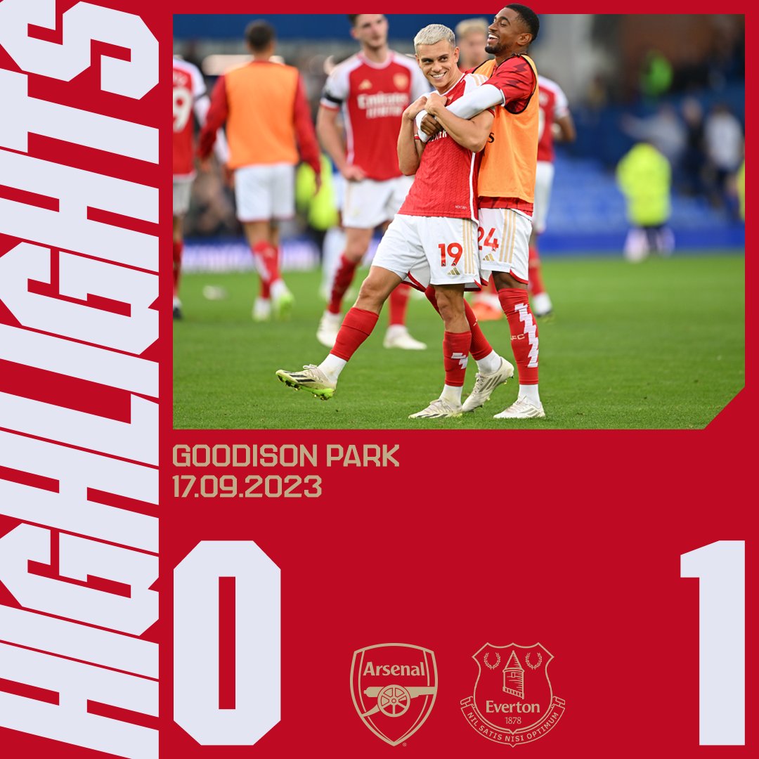 3 years ago today, Everton 0-1 Arsenal.