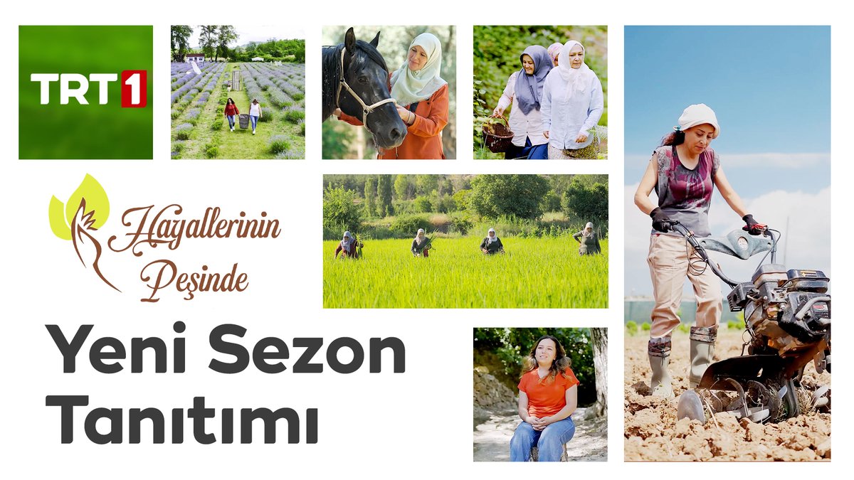 Hayallerinin peşinden giden, emekleriyle kendi hikâyelerini yazan kadınların ilham veren yolculuğu. Hayallerinin Peşinde yeni bölümleriyle her cumartesi saat 10.00’da TRT 1’de! 📺