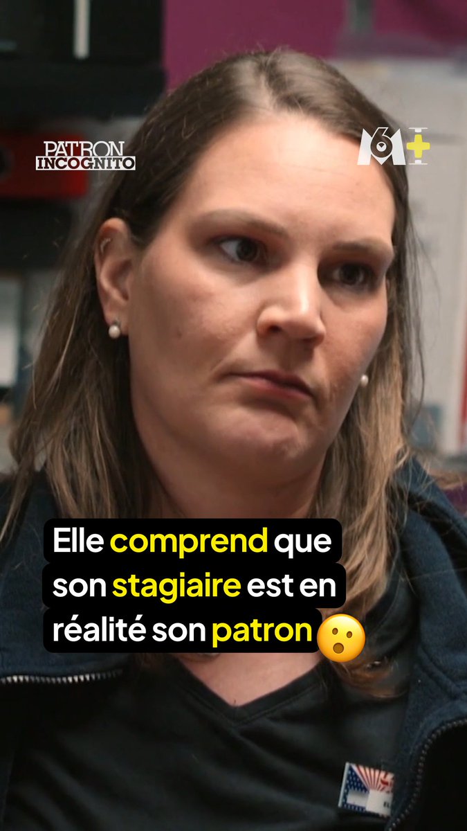 "Il parle comme si c'était le grand patron" C’est la révélation ! Son employée découvre que son stagiaire n’est autre que Robert Guillet, le patron de l’enseigne Buffalo Grill ! 😮 #PatronIncognito, disponible en streaming sur M6+