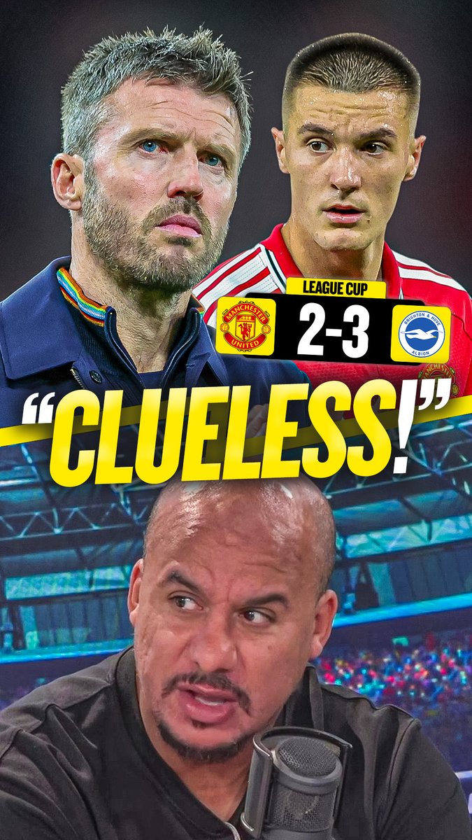 🤯 "They looked clueless... one of the worst defensive performances I've seen in years." 🔥 "Brighton were cutting through Man United with ease." 👀 "If this carries on... maybe they make a change." Gabby Agbonlahor reacts to Manchester United's home defeat to Brighton.