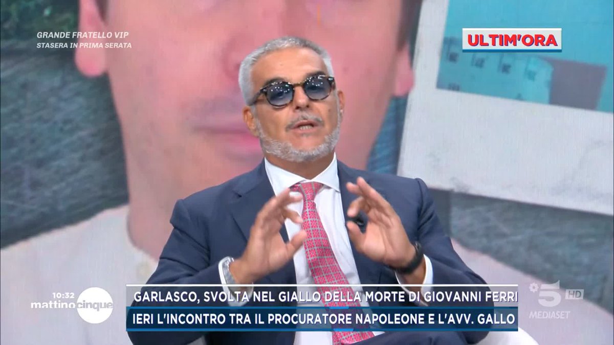 #Garlasco, svolta nel giallo di Giovanni Ferri, l'avvocato Gallo: "Il procedimento nei confronti di Ferri viene aperto e chiuso per omicidio colposo" #Mattino5 è in diretta su #Canale5 e in streaming su Mediaset Infinity
