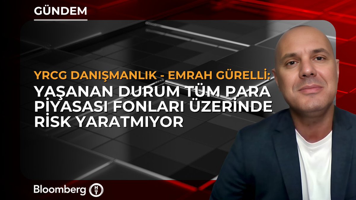 YRCG / Emrah Gürelli: 📍 Yaşanan durum tüm para piyasası fonları üzerinde risk yaratmıyor