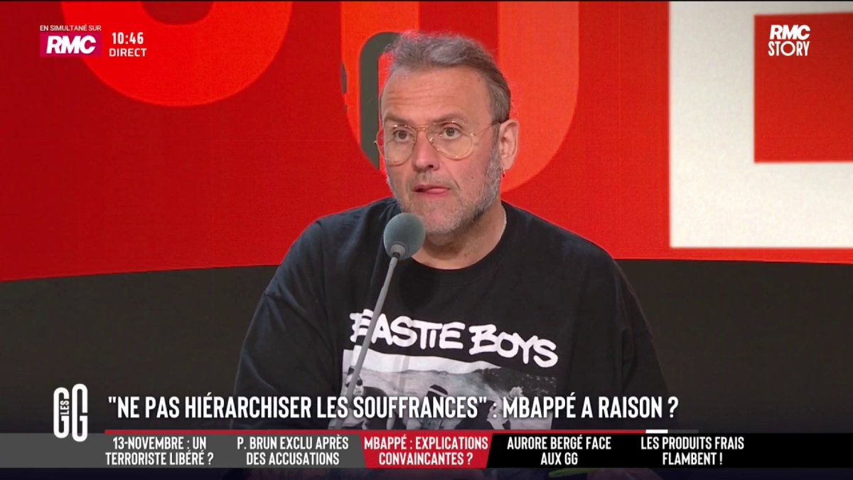 โฝ๏ธ T-shirt en soutien ร Ceuta : "Moi, je ne l'aurais pas mis !" ๐ฃ๏ธ Bruno Poncet : "Mbappรฉ peut avoir une pensรฉe pour les 2. Il y a quand mรชme eu des gens morts en nageant. Ils sont morts pour avoir fui la misรจre de leur pays." #GGRMC
