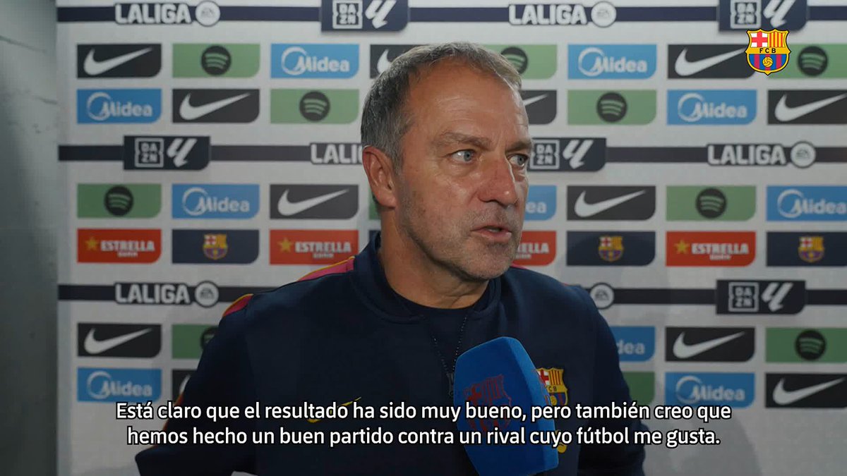 ¿Qué dijo Hansi Flick tras el 7-2 contra el Racing?