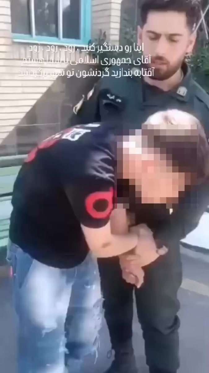 تبریز امروز برخورد وحشيانه و خارج از عرف چند مامور نیروی انتظامی با یک نوجوان