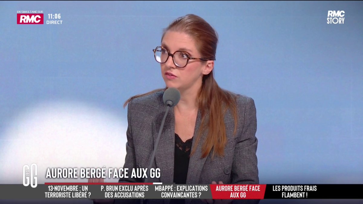 🎙️Aurore Bergé : "Je suis ministre, je ne commente pas une décision de justice. Mais pour des affaires qui concernent Patrick Bruel ou d'autres, je comprends l'interpellation. On ne peut pas ne jamais considérer la dangerosité des personnes mises en cause dans des faits de violences sexuelles." #GGRMC