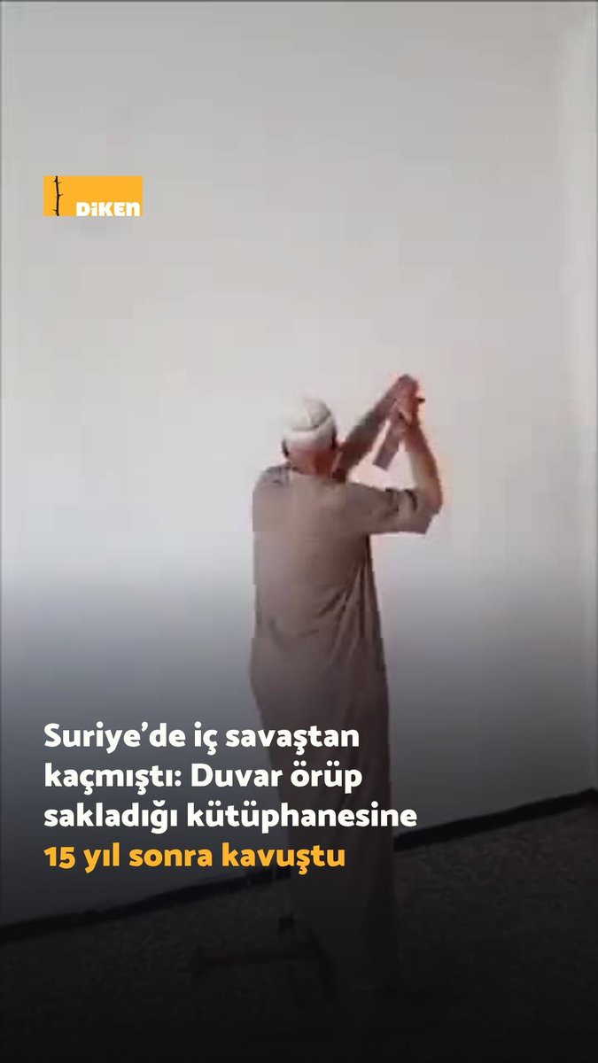 Suriye'de iç savaştan kaçmıştı: Duvar örüp sakladığı kütüphanesine 15 yıl sonra kavuştu