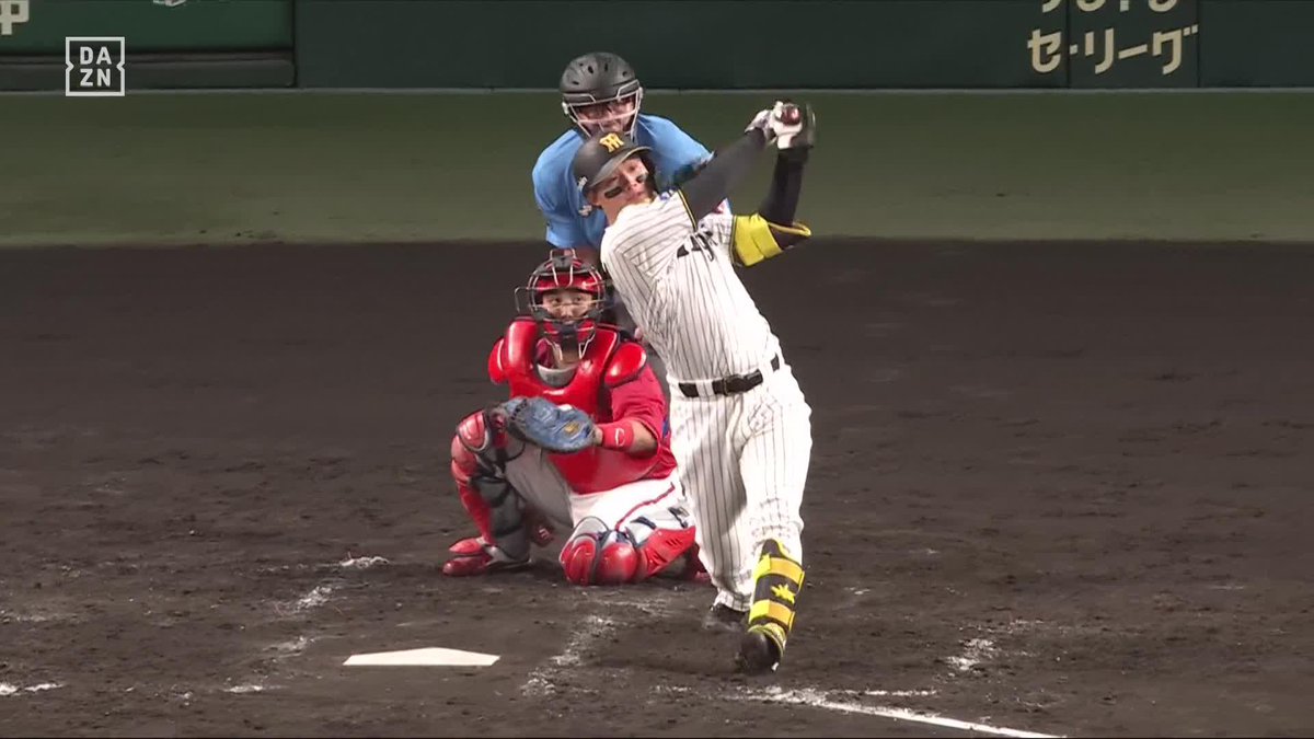 キングまであと1本 森下翔太 9/9以来のアーチ🌈 第34号ツーランホームラン! ⚾️阪神×広島 #阪神タイガース #だったらDAZN